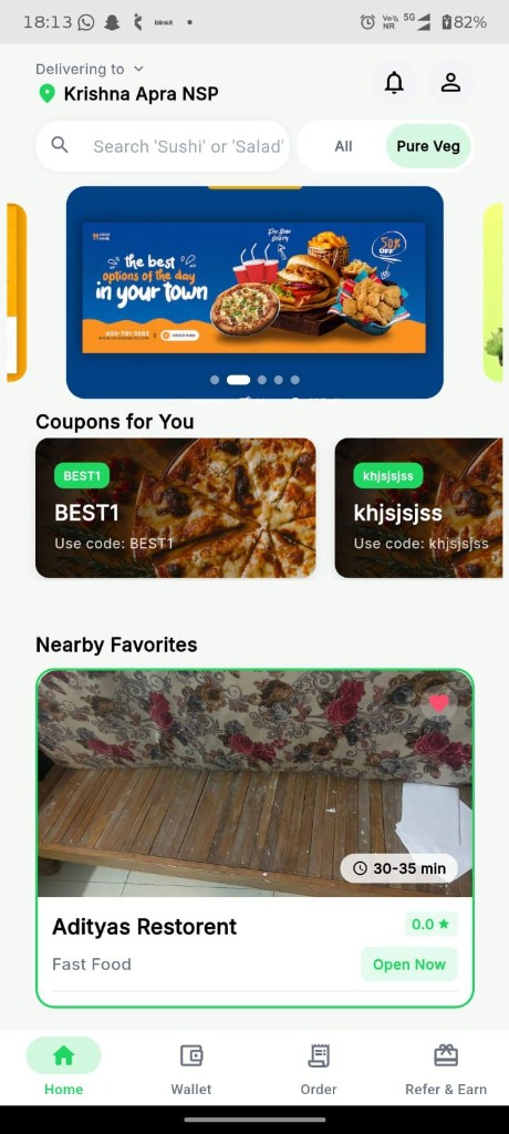 Vezito App Interface